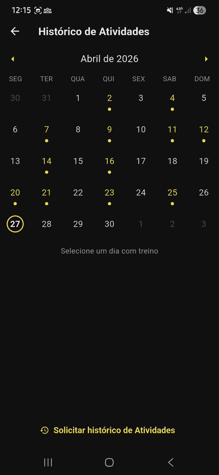 Screenshot do app PeakPace 6